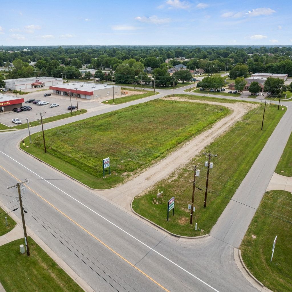 Commercial property lot